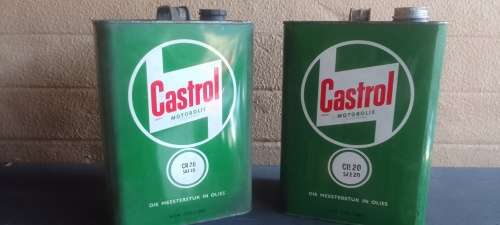 vintage castrol oil can